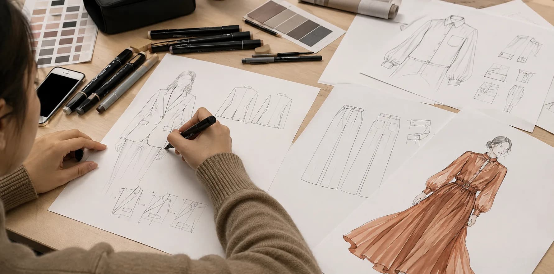 Reaching Kayo womenswear manufacturing